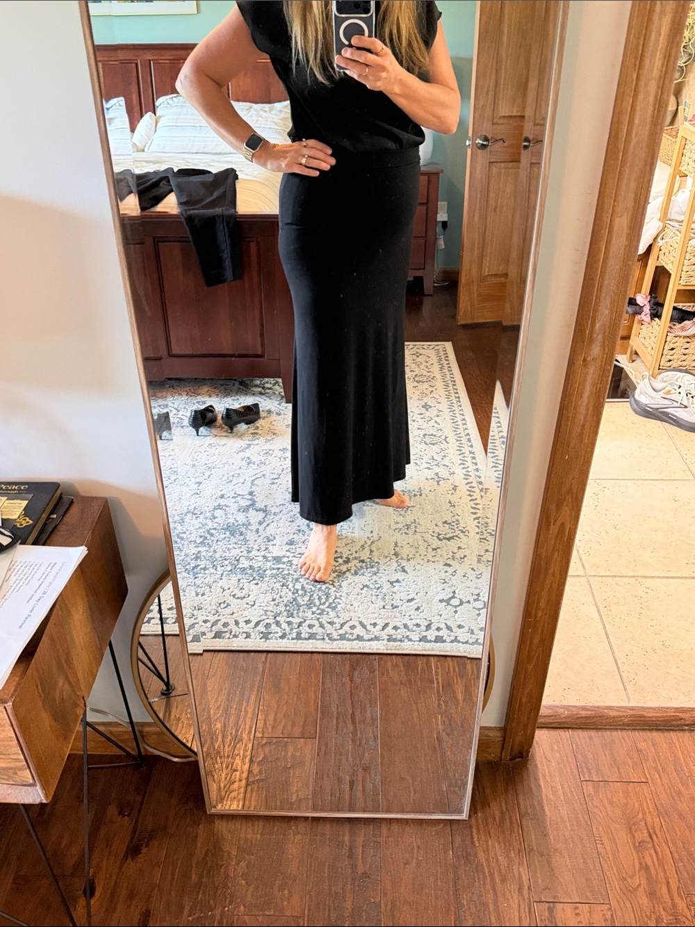 Always Black Maxi Skirt - Slim Silhouette